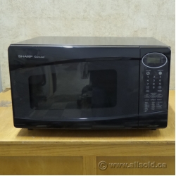Sharp Carousel Black 1.2 cu ft 1100W Microwave Oven